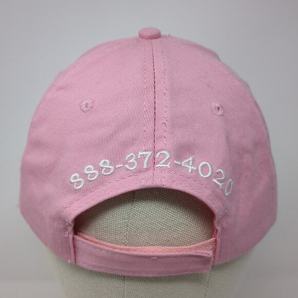 Nyssa Tractor & Implement Strapback Baseball Cap Pink One Size Adjustable HTT - Picture 6 of 9
